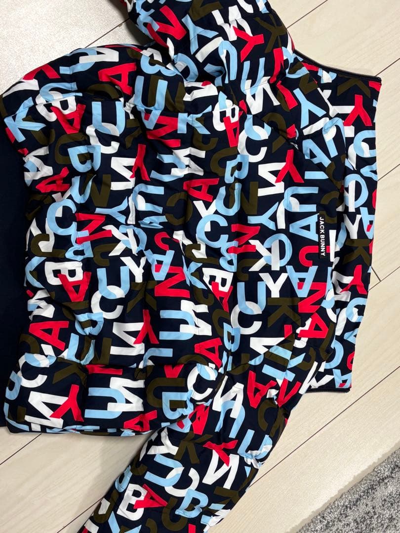 Jack Bunnyカラフルアルファベット柄ジャケット