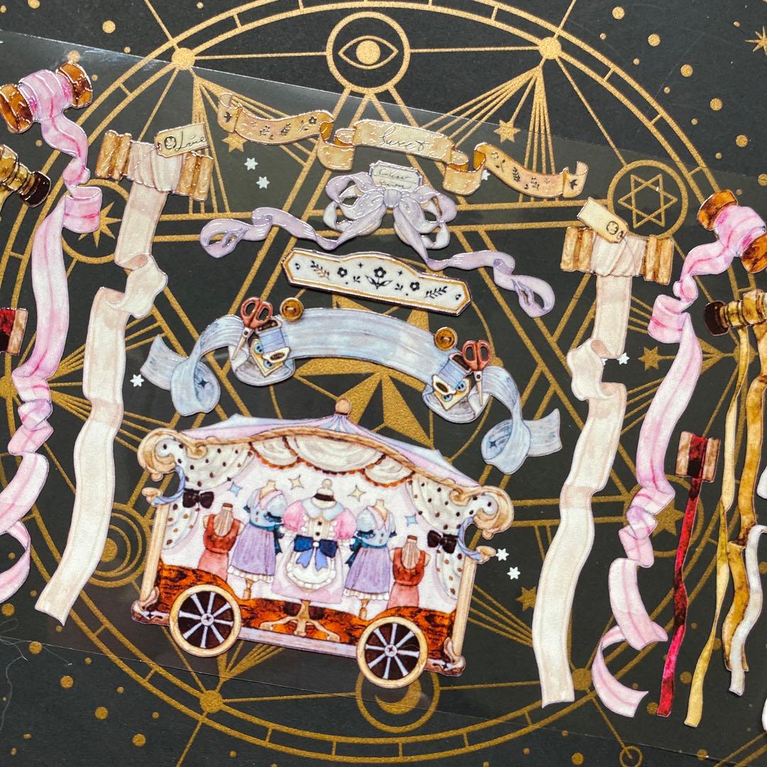 【9000】海外　マステ　中古巻　PETマスキングテープ　重油　装飾系