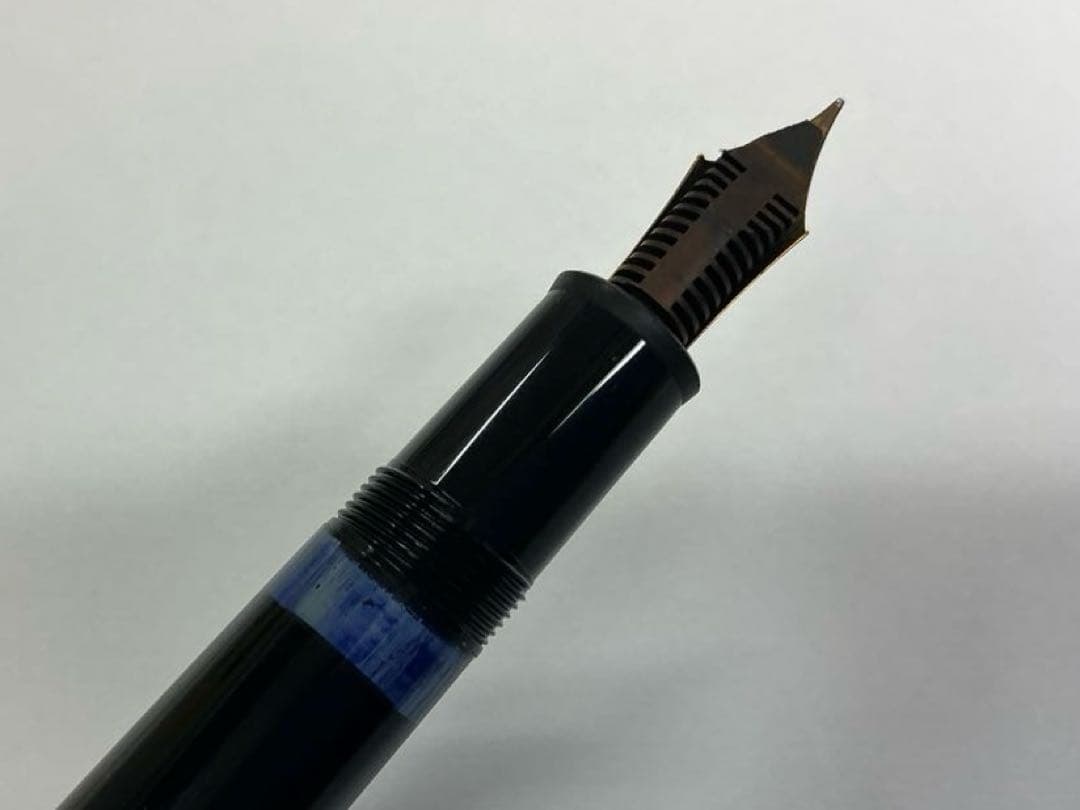 （中古品）MONT BLANC モンブラン 万年筆 146／全金 ペン先14K