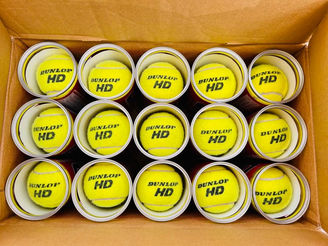 人気のダンロップ　HD 硬式テニスボール300球‼️