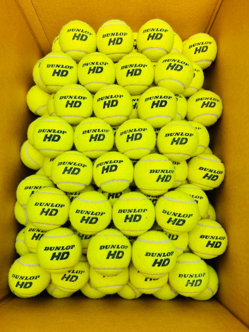 人気のダンロップ　HD 硬式テニスボール300球‼️