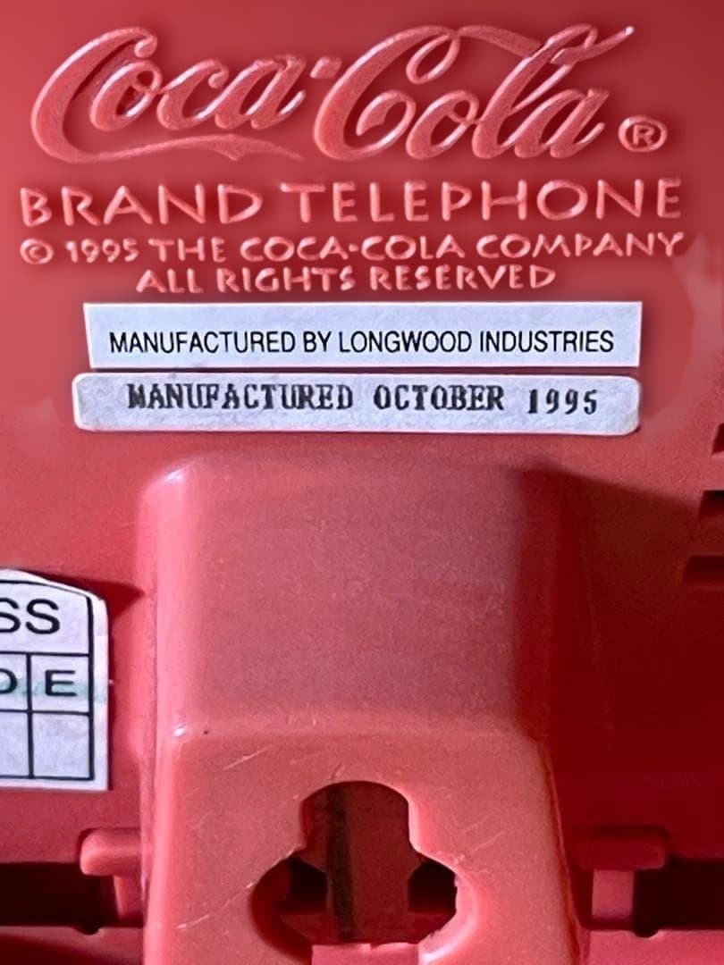 コカコーラ 1995年 電話機 Coke Phone 点灯OK DC12V付