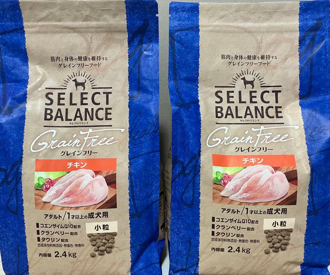 セレクトバランス　グレインフリー　アダルト　チキン　2.4kg×2
