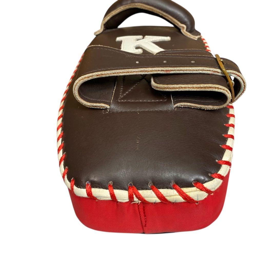 【希少】K キックミット レザー ブラウン プロ仕様