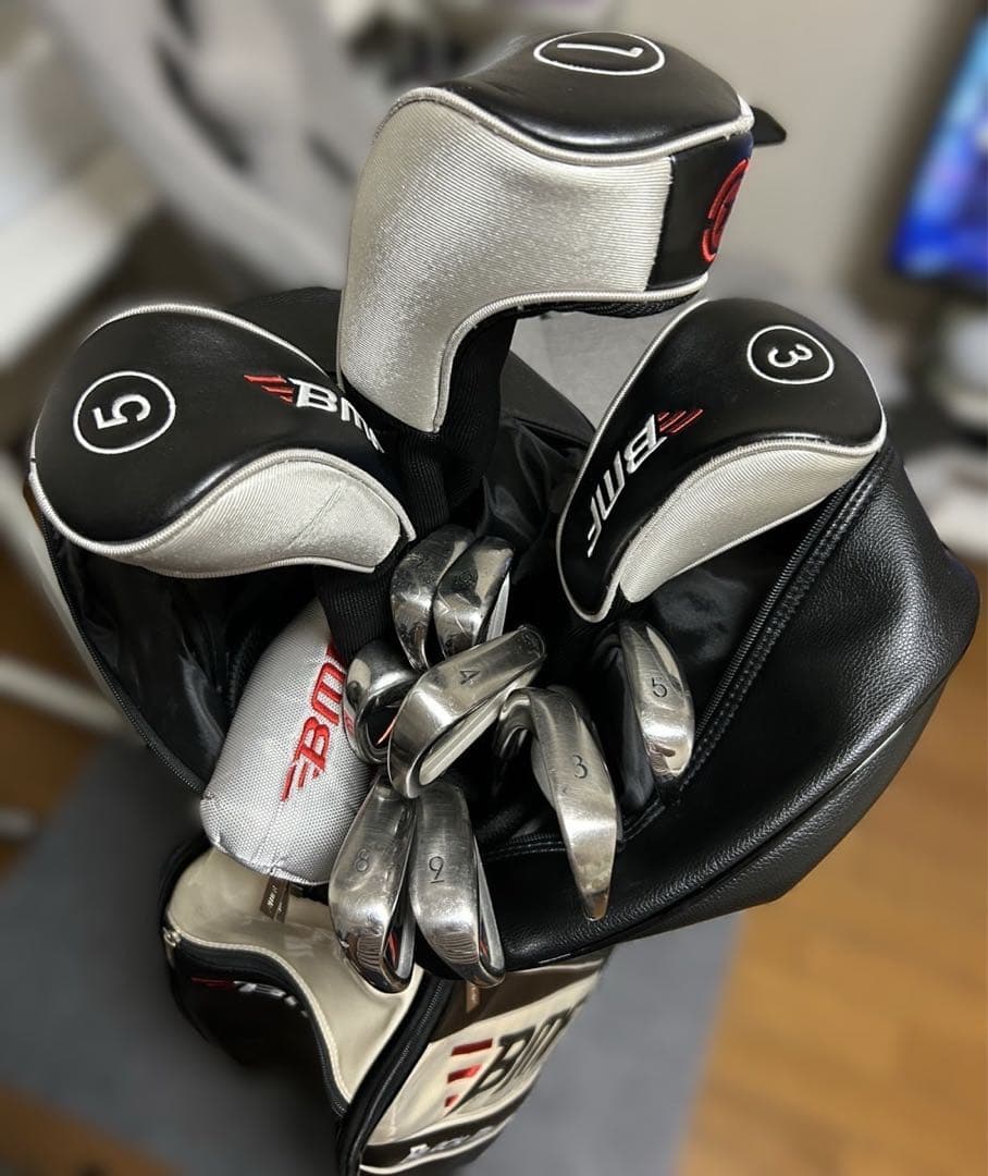 BMF ブラックミルフィーユ キャディーバッグとクラブセット　パター付き