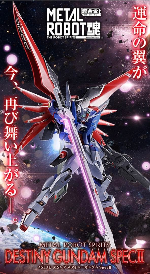 L ROBOT魂 デスティニーガンダム 光の翼 ゼウスシルエット【3点】