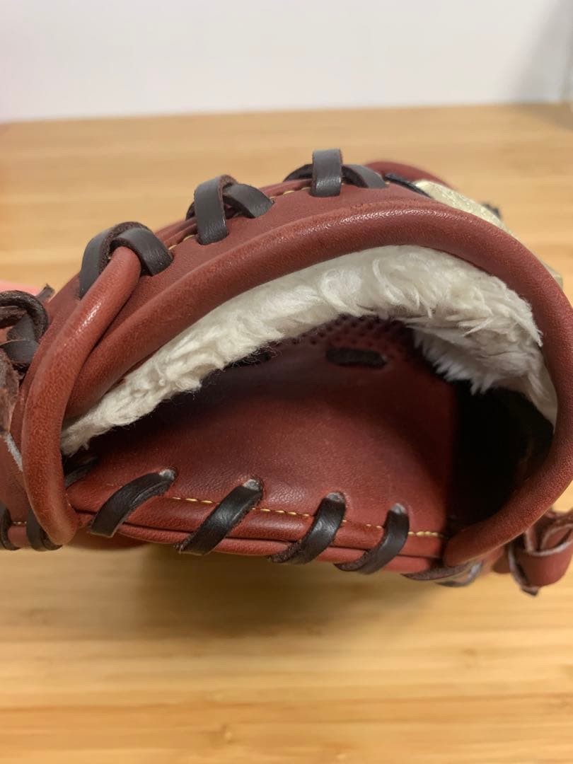 Mizuno Global Elite 硬式グローブ 赤