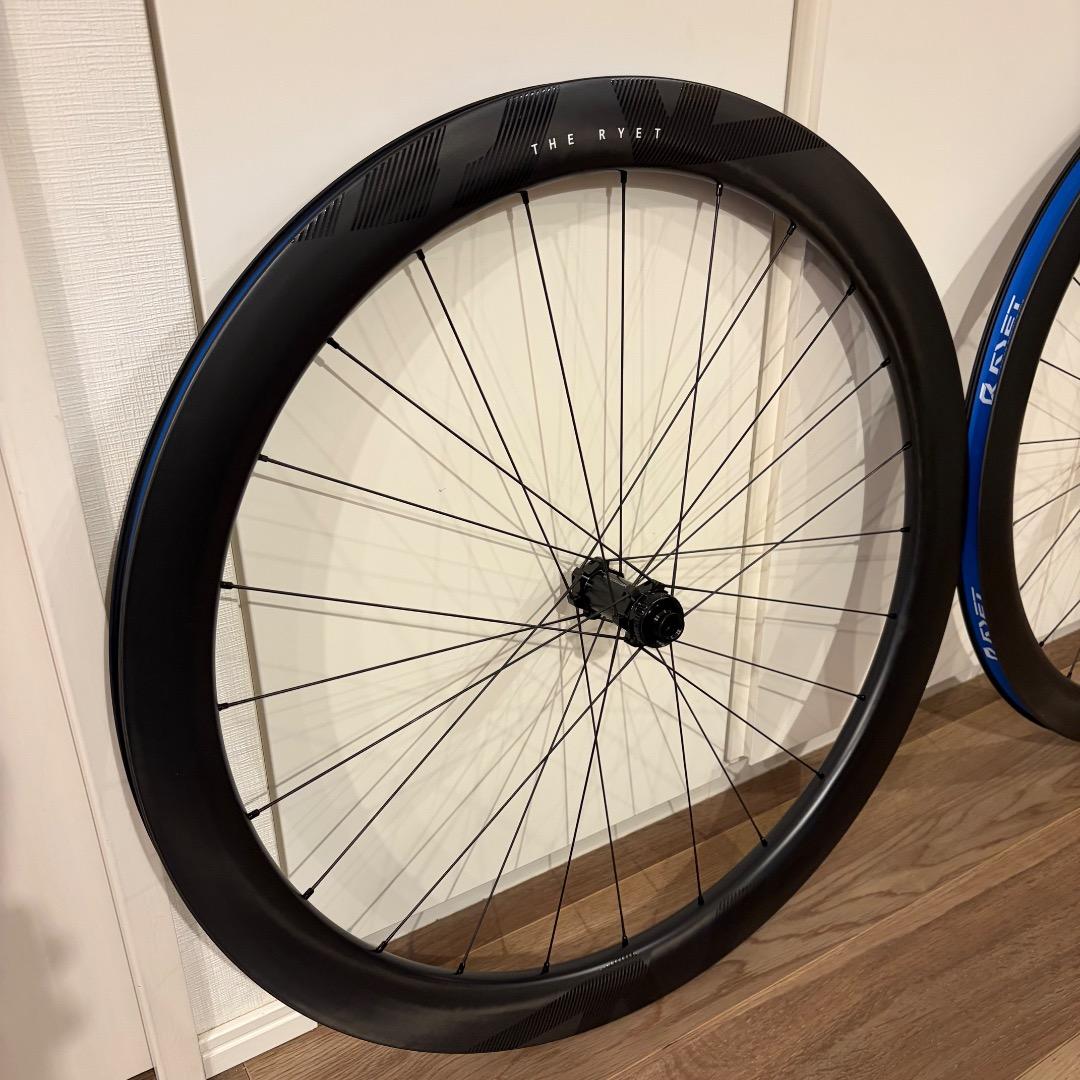 RYET ディスクブレーキ用 700C カーボンホイール　50mmハイト