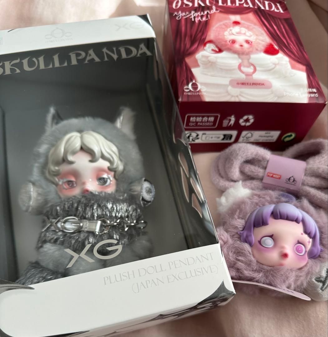 スカルパンダXG You Found Me Phone Bear スマホショルダ