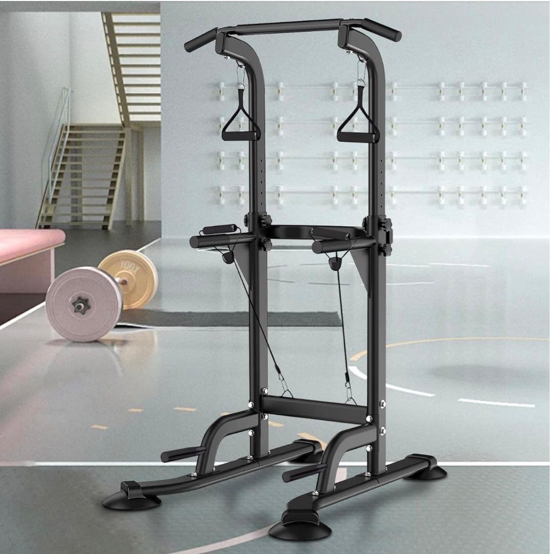 ぶら下り健康器 懸垂マシン 懸垂バー コンパクト 10段調節 耐荷重150kg