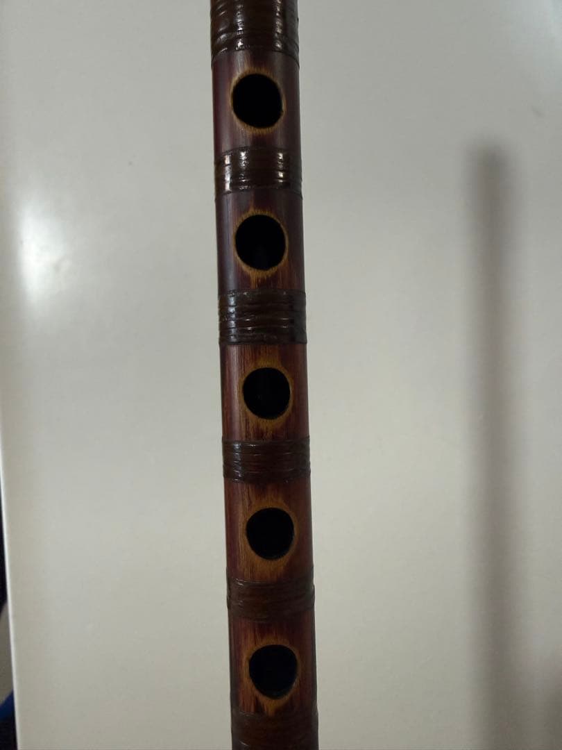 篠笛 煤竹　六穴　立平　七本半調子　古典調