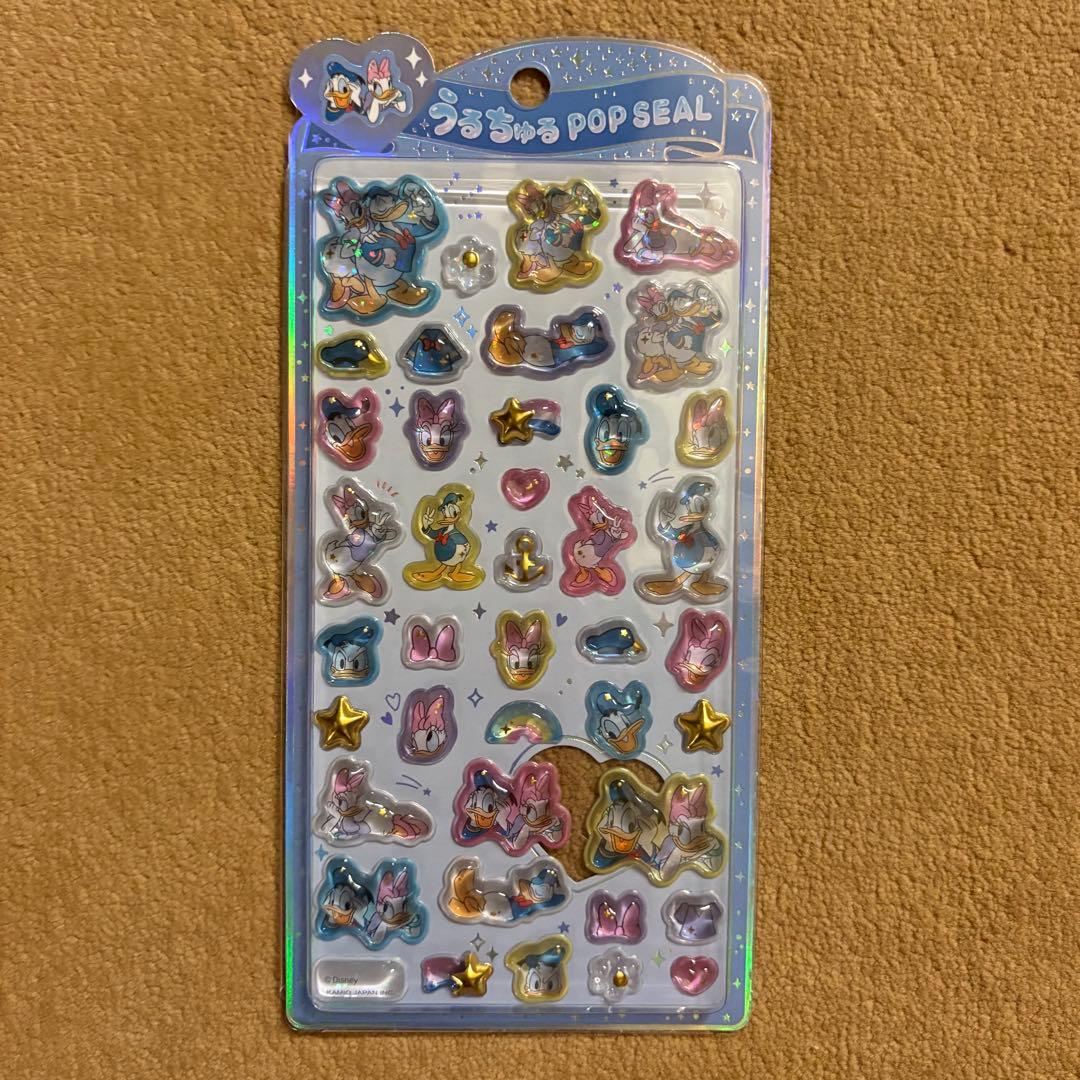 ディズニー　うるちゅるポップシール　6枚セット