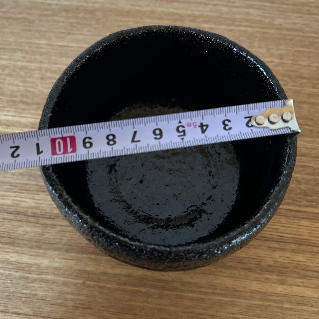 渓古石香　伊曽嶋窯　黒茶碗　兼中斎書付箱　堀内宗完　銘　松潭　茶道具