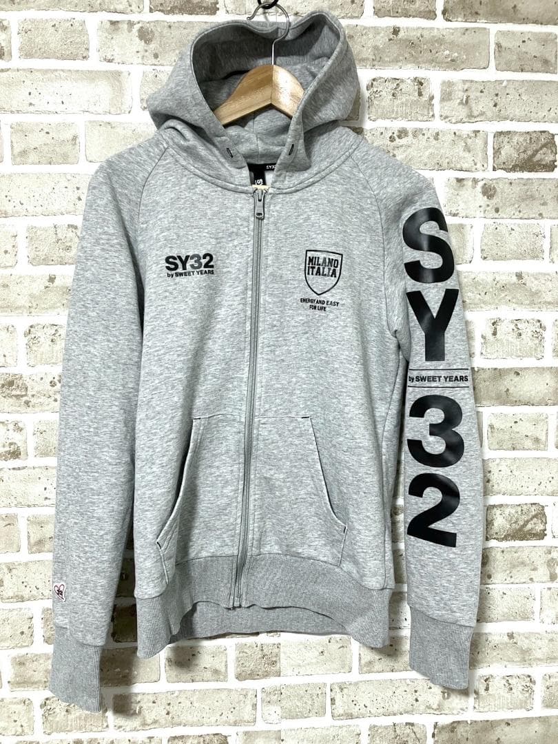 【24時間以内/送料無料】良品 SY32 メンズ フルジップパーカー Sサイズ