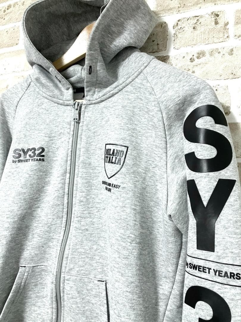 【24時間以内/送料無料】良品 SY32 メンズ フルジップパーカー Sサイズ