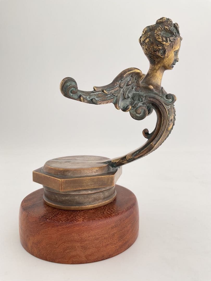 FrenchLady1910Bronze貴婦人JMTrident三叉槍貴族王公族