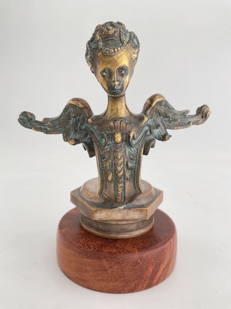 FrenchLady1910Bronze貴婦人JMTrident三叉槍貴族王公族