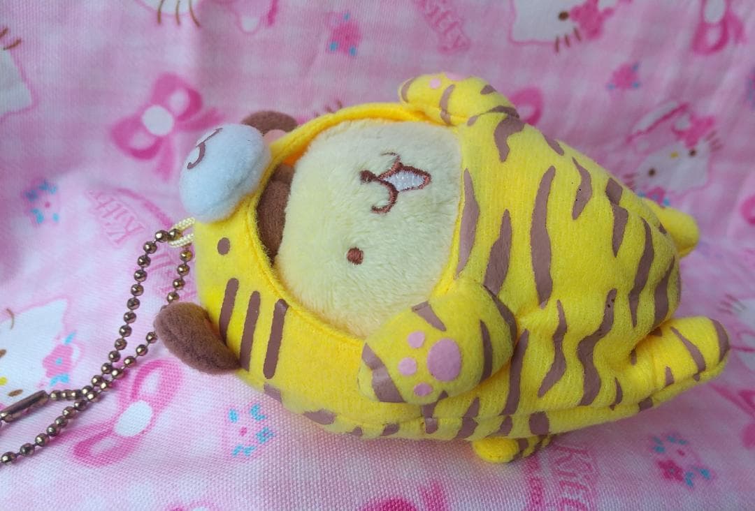 ポムポムプリン　虎　着ぐるみ　ぬいぐるみ　マスコット　トラ