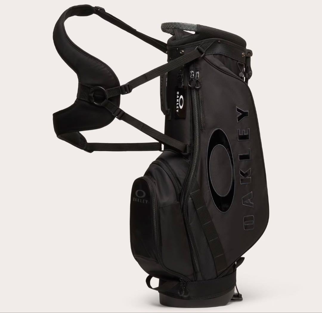 OAKLEY ブラック ゴルフバッグ スタンド式　練習場にて4回使用