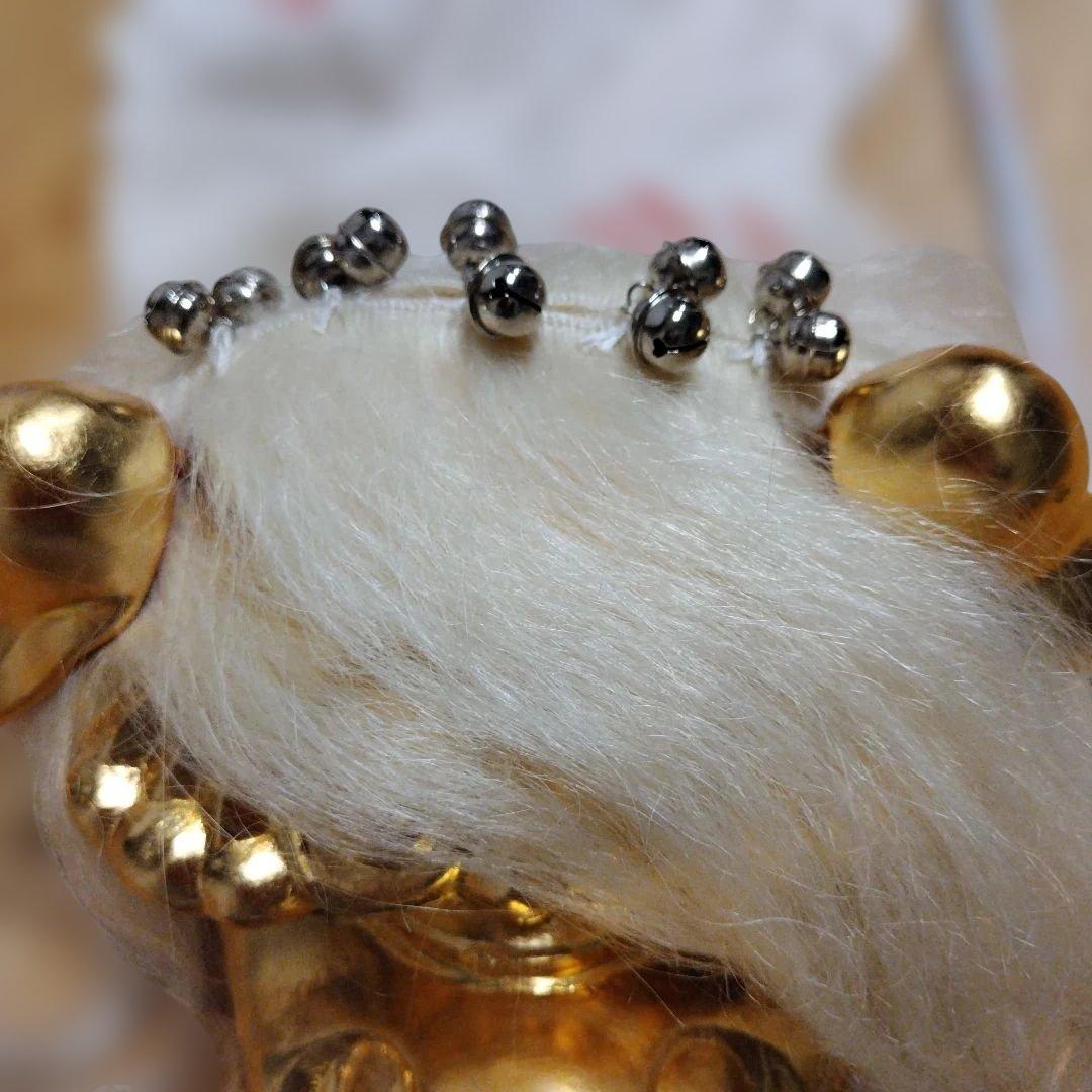 連獅子　白　親獅子　日本舞踊小道具