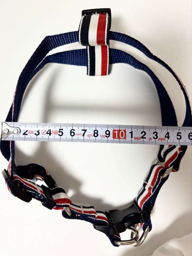 【THOM BROWNE】ドックハーネス 犬用 ペット用品 トリコロール S