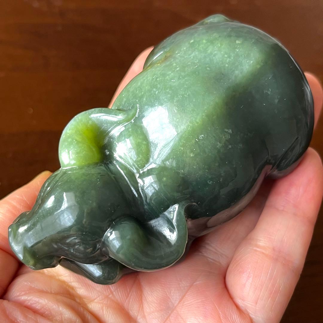 和田玉 ろうかん 青玉 藍青 古翡翠 彫刻 ネフライト 軟玉 アンティーク 希少