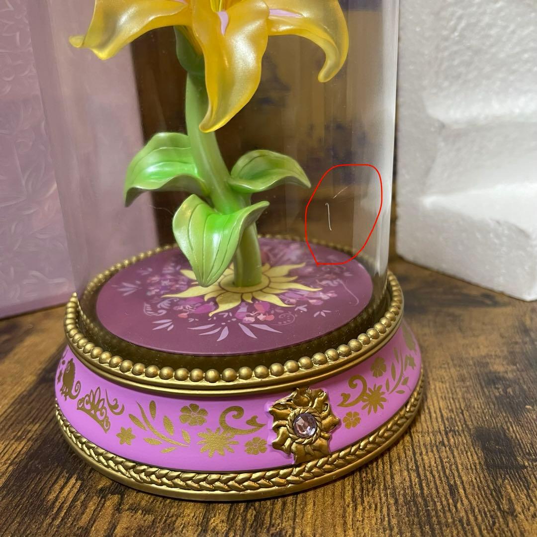 ディズニーストア 塔の上のラプンツェル10周年 LEDライト ランタン魔法の花①