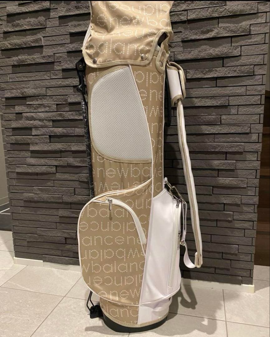 new balance ベージュゴルフバッグ・キャディバッグ