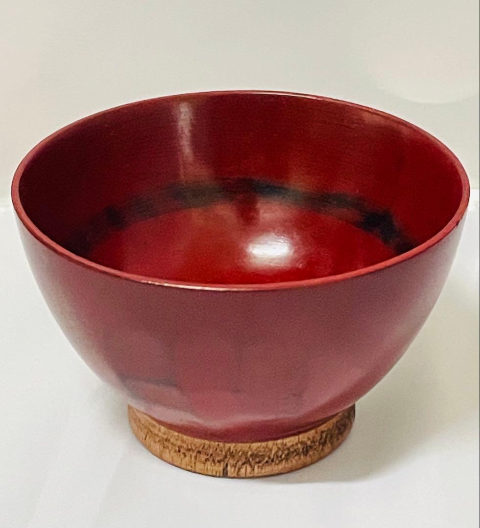 未使用品銘々木製漆器椀 5個セット