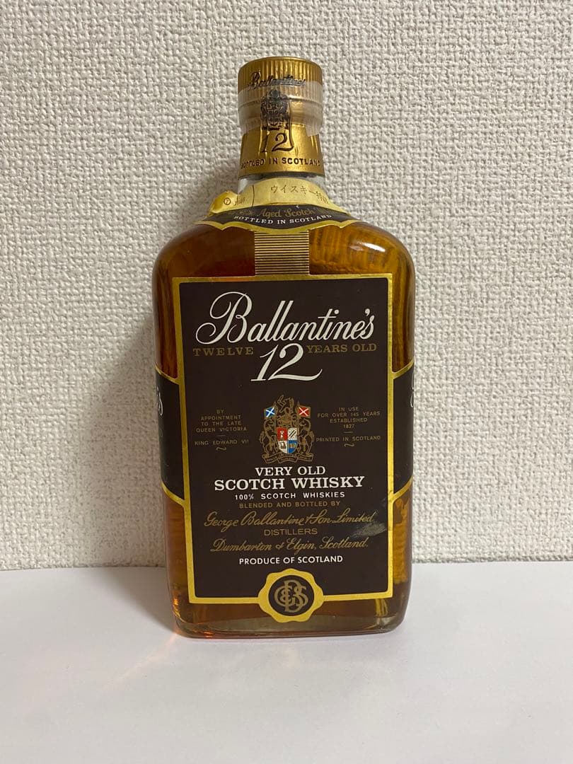 バランタイン 12年 特級 赤青旗 従価 760ml 明治屋