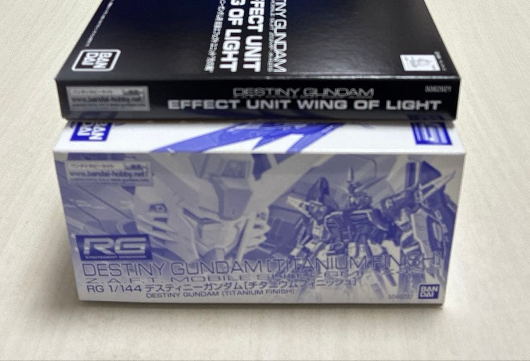 RG デスティニーガンダム チタニウムフィニッシュ セット