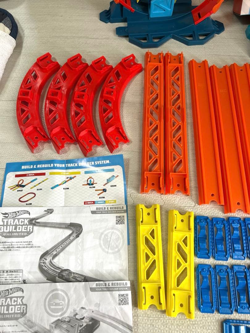 ほぼ未使用✨ホットウィール トラックビルダー 4種 ブースター※ミニカー別出品
