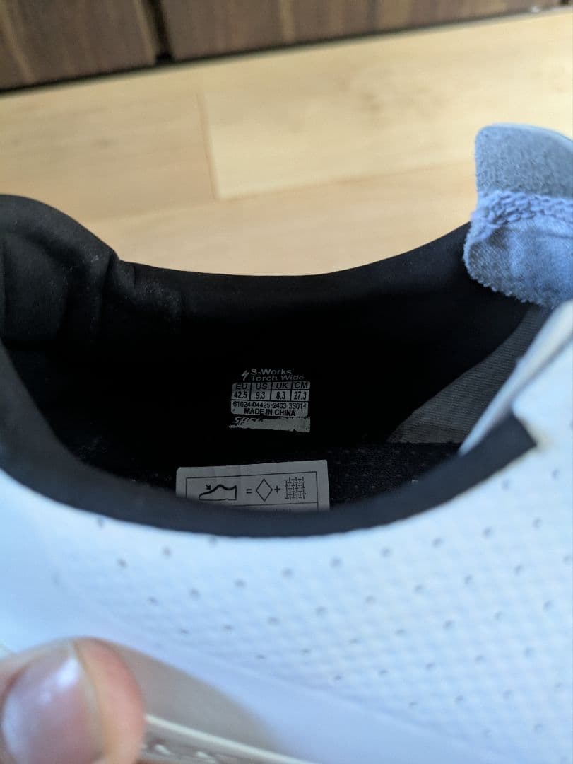 S-Works 　Torch wide ロードバイクシューズ ホワイト 42.5