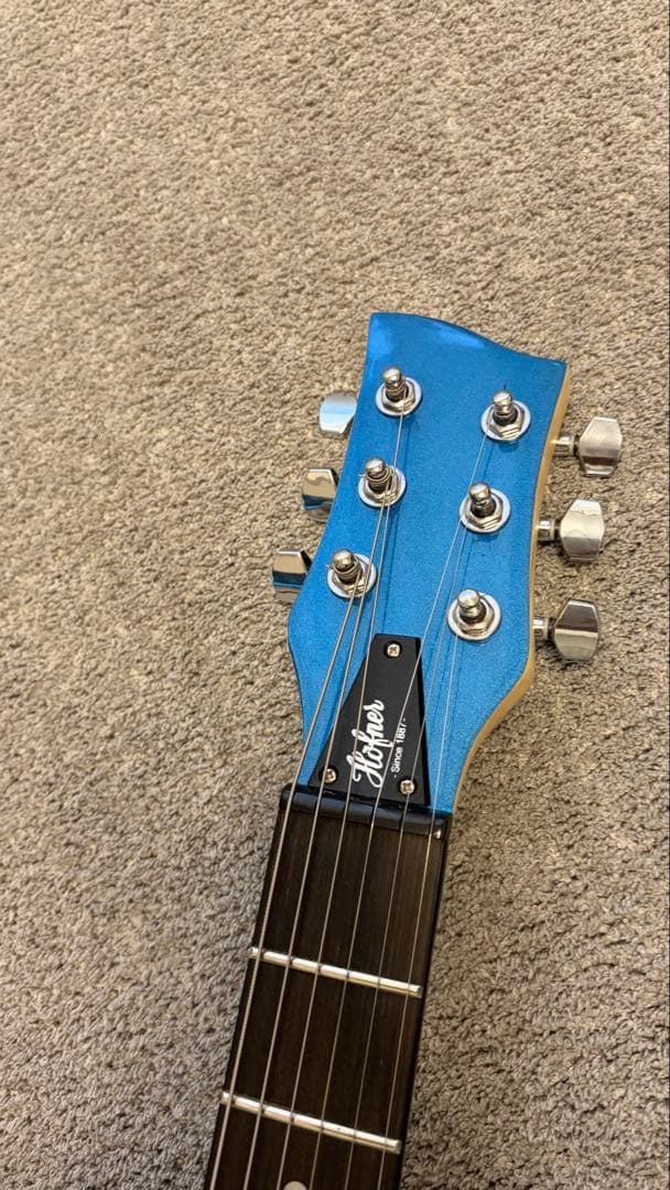 改造済/キズ有り Hofner Shorty ミニギター Gretsch風