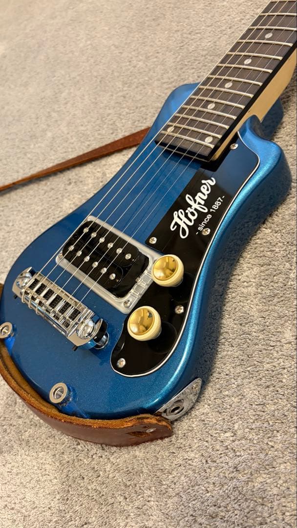 改造済/キズ有り Hofner Shorty ミニギター Gretsch風