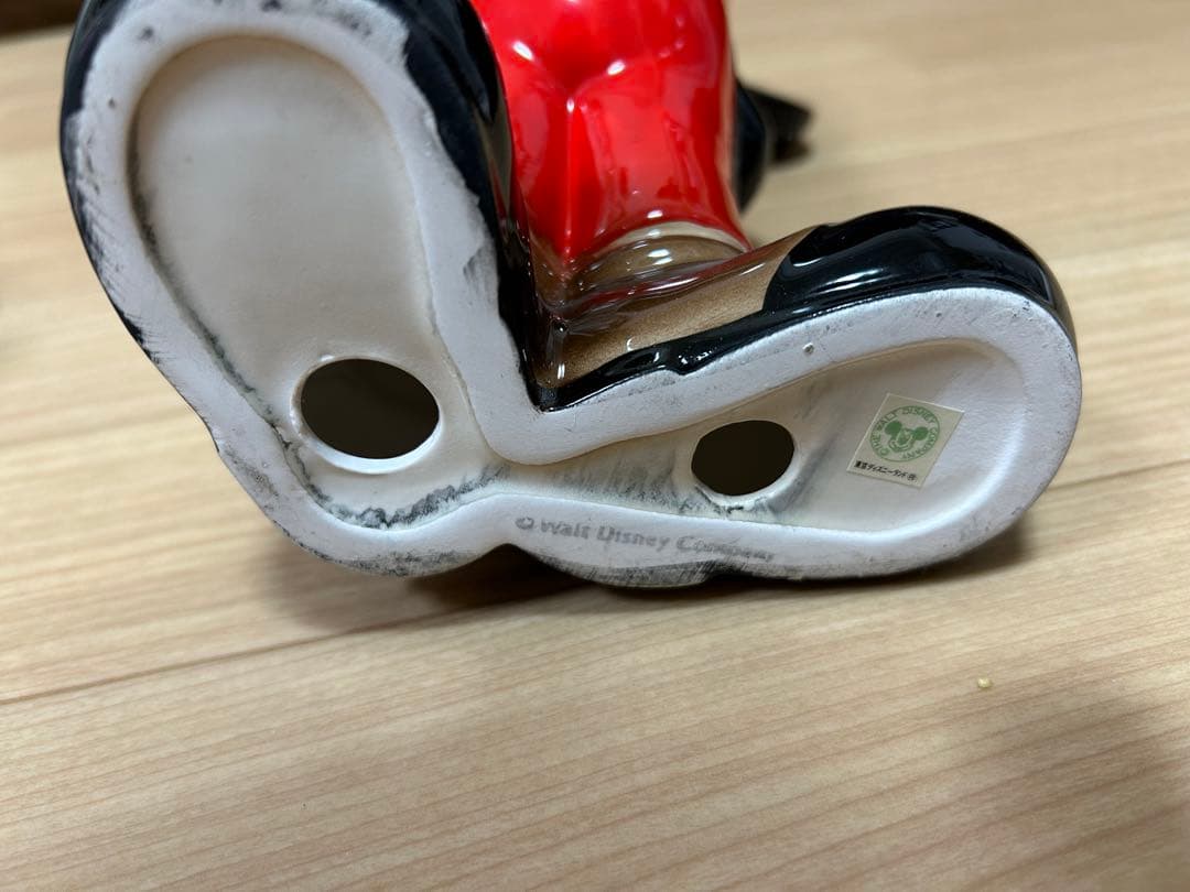 ミッキー ミニー ドナルド 陶器 置物 レア