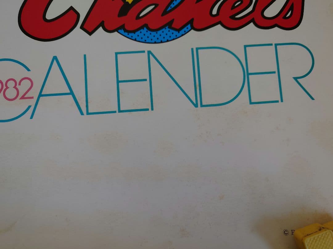 シャネルズ　the Chanels 1982 カレンダー