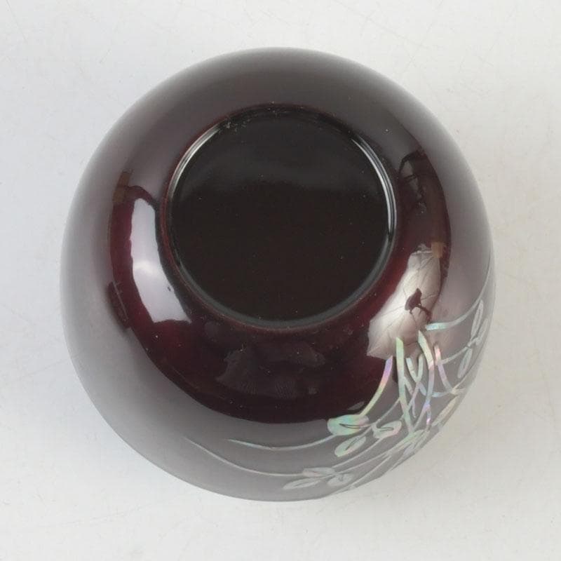 茶道具　螺鈿装飾　草蒔絵　棗　時代箱　V　9673