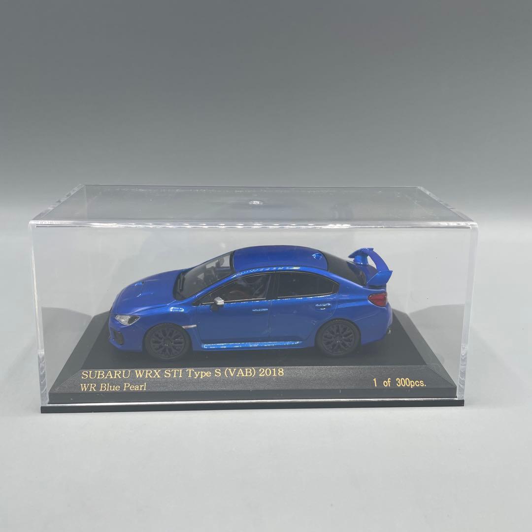 1/43 スバル WRX STI Type S VAB 2018 ブルーパール