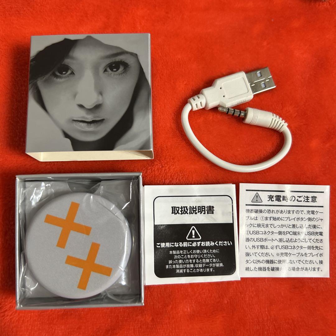 激レア　浜崎あゆみ　缶バッチ音楽プレイヤー　プレイボタン 7個　完全数量限定生産