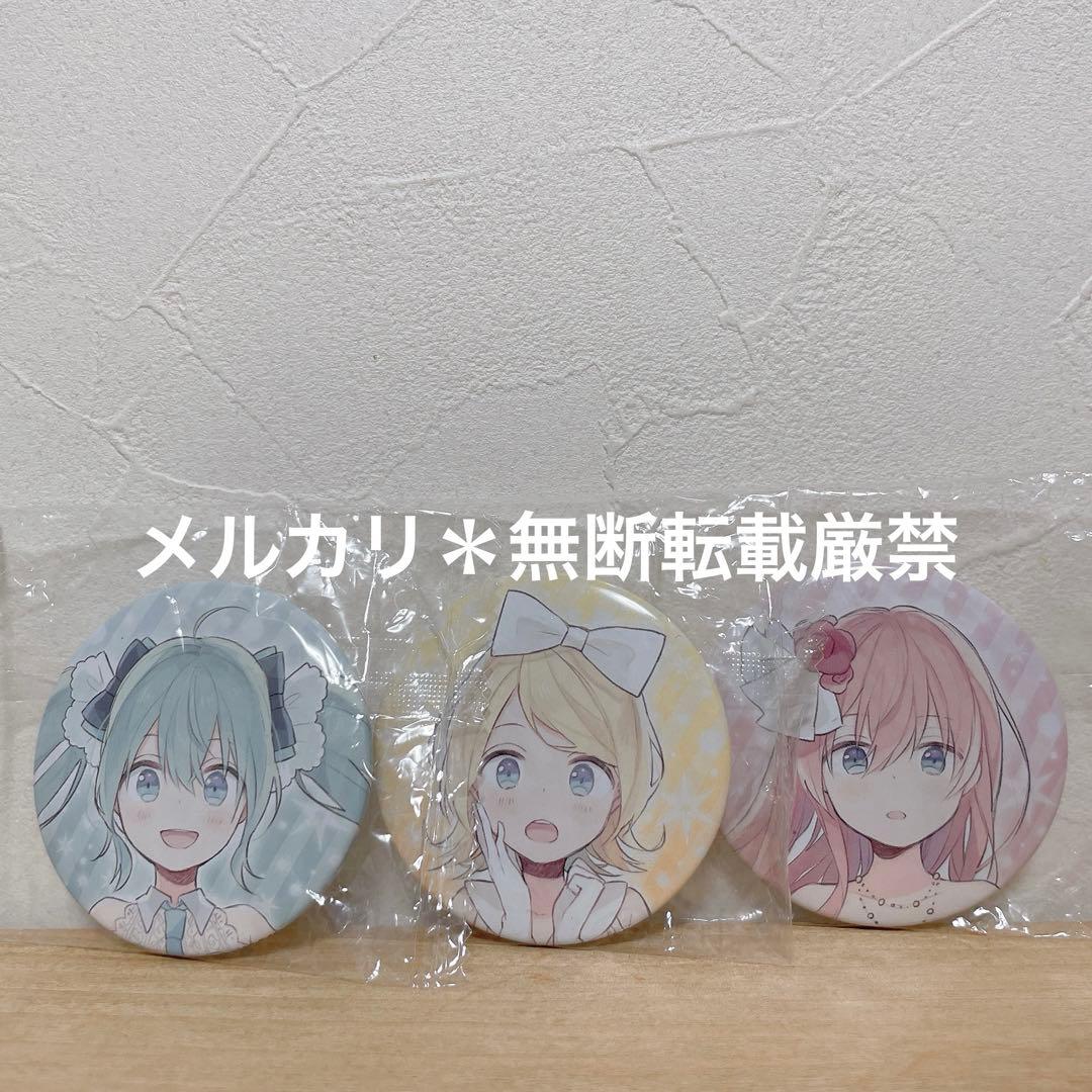 初音ミク　缶バッジ　知梨