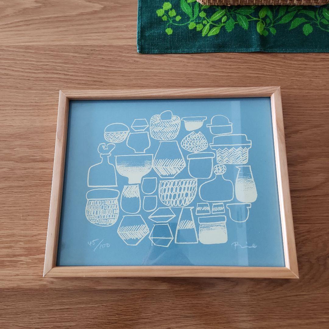 バーズワーズ　シルクスクリーン額付き