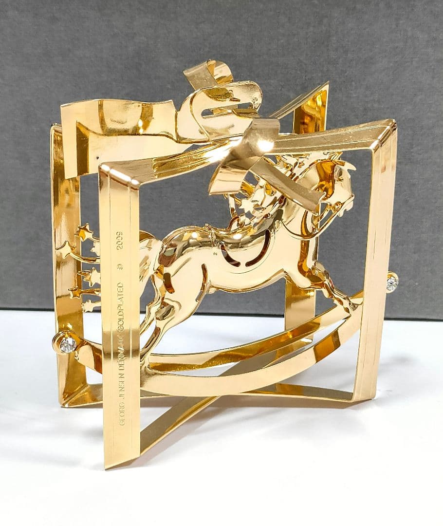 ●5001ジョージジェンセン/2009クリスマス オーナメント ロッキングホース