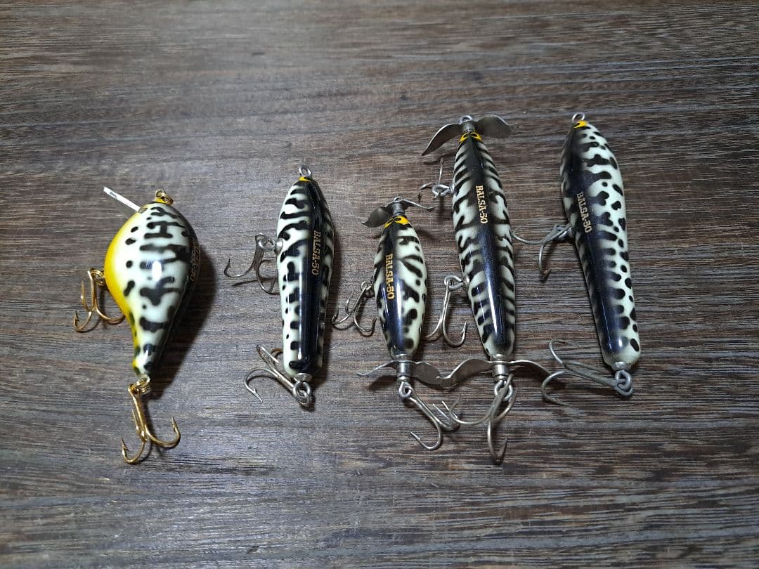 美品　バルサ50　ホワイトコーチドッグ　5個セット