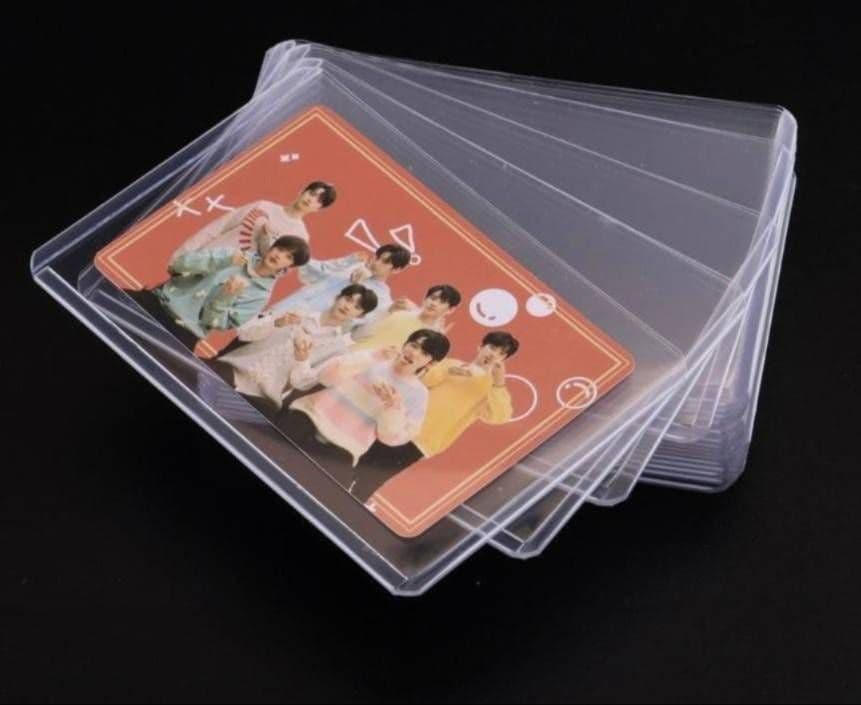 カードホルダー　トップローダー 100枚 透明　横入れ　硬貨　フィルム　トレカ