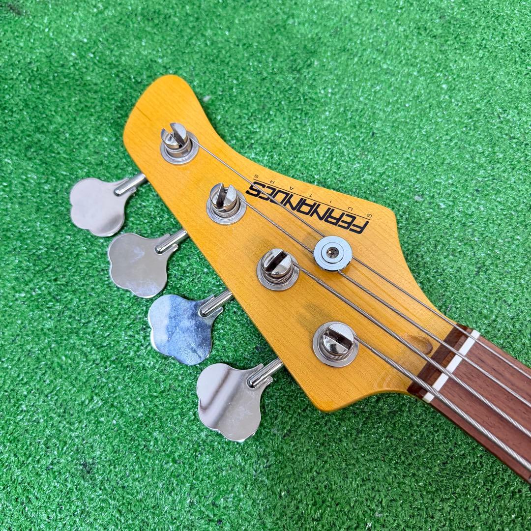 極上品　FERNANDES エレキベース　ケース　ストラップ付　未使用に近い
