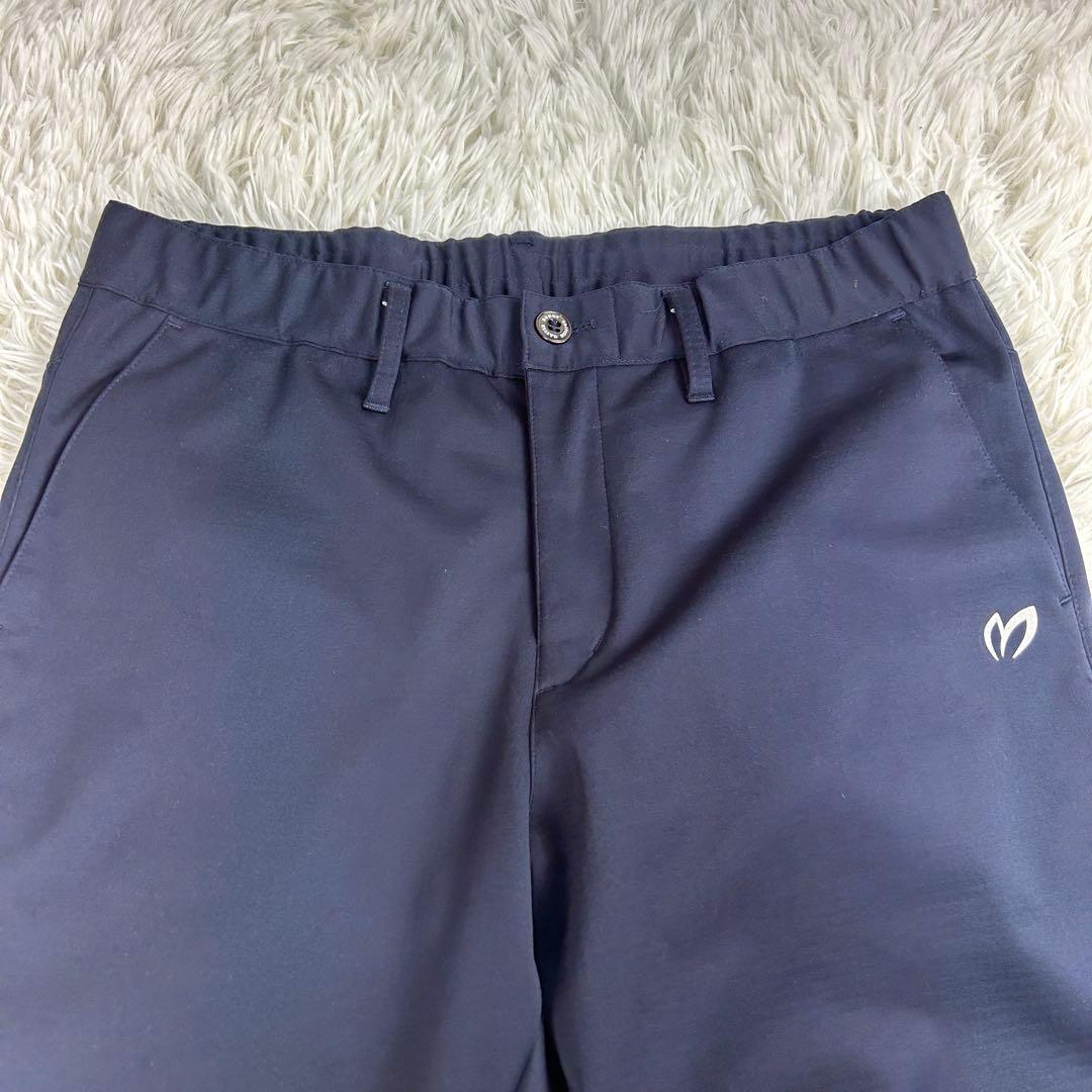 【極美品】マスターバニー　MBE　ロングパンツ　ストレッチ　ネイビー　M　ゴルフ