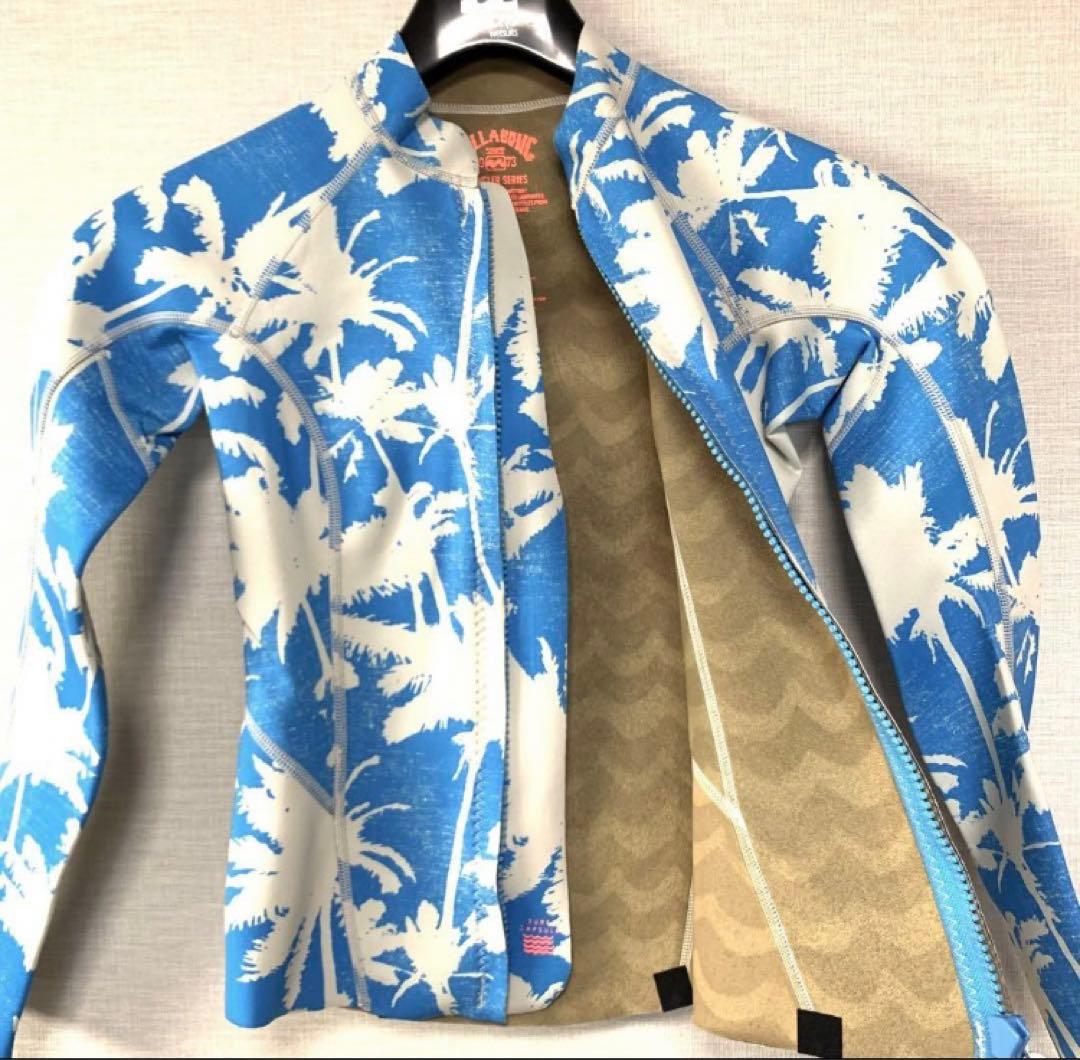 新品 ビラボン レディース 長袖タッパー フロントジップ ウェットスーツ