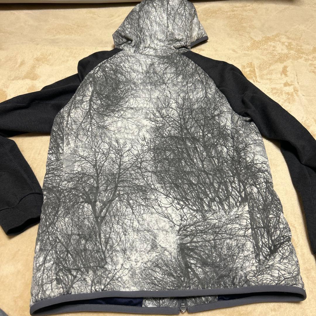 Rosasen ブラックレーベル 総柄ジャケット 46 上位ライン フード付