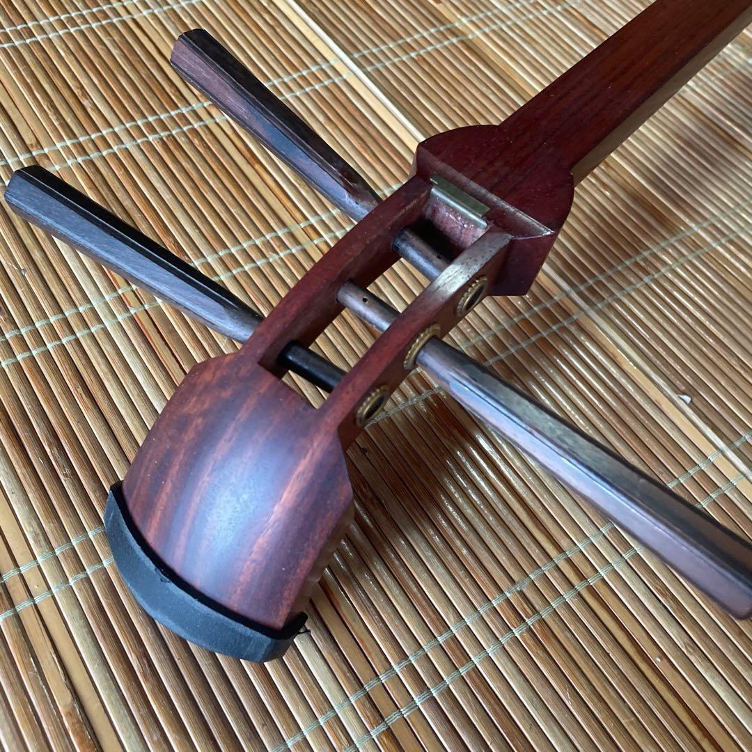 三味線本体 木製 破れあり